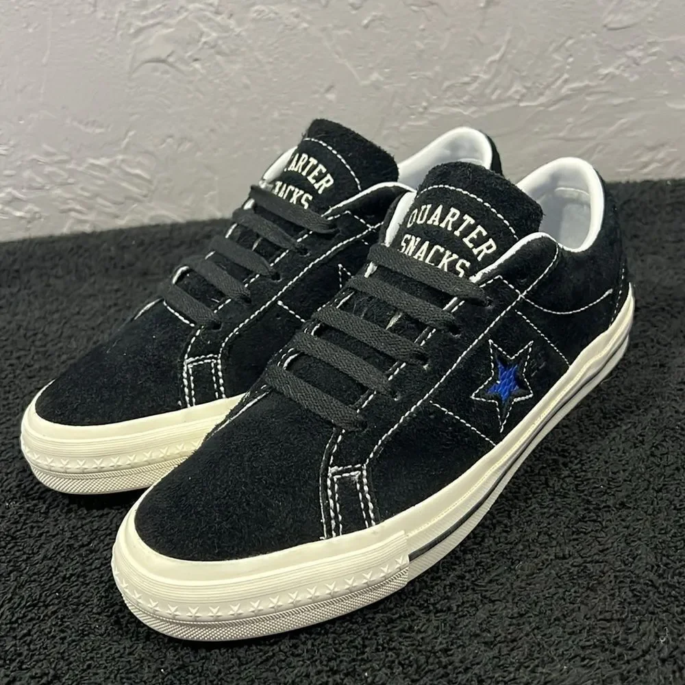 🔥🔥 Converse CONS X Quartersnacks One Star Pro Sneakers Black Size 6.5 - PERFEC - Picture 5 of 15